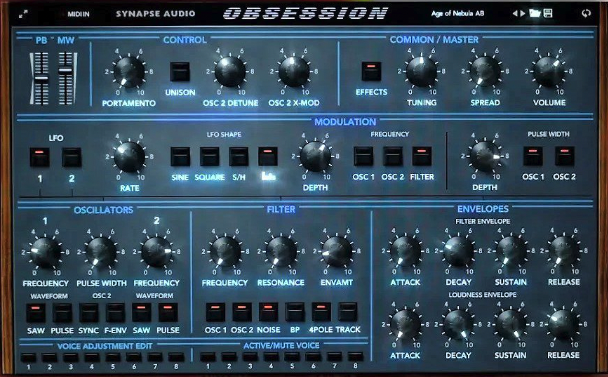 Synapse Audio Obsession Synthesizer